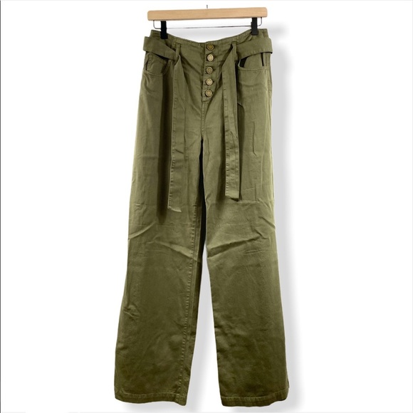 Blank NYC Wide Leg Button Fly Pants - Picture 1 of 10
